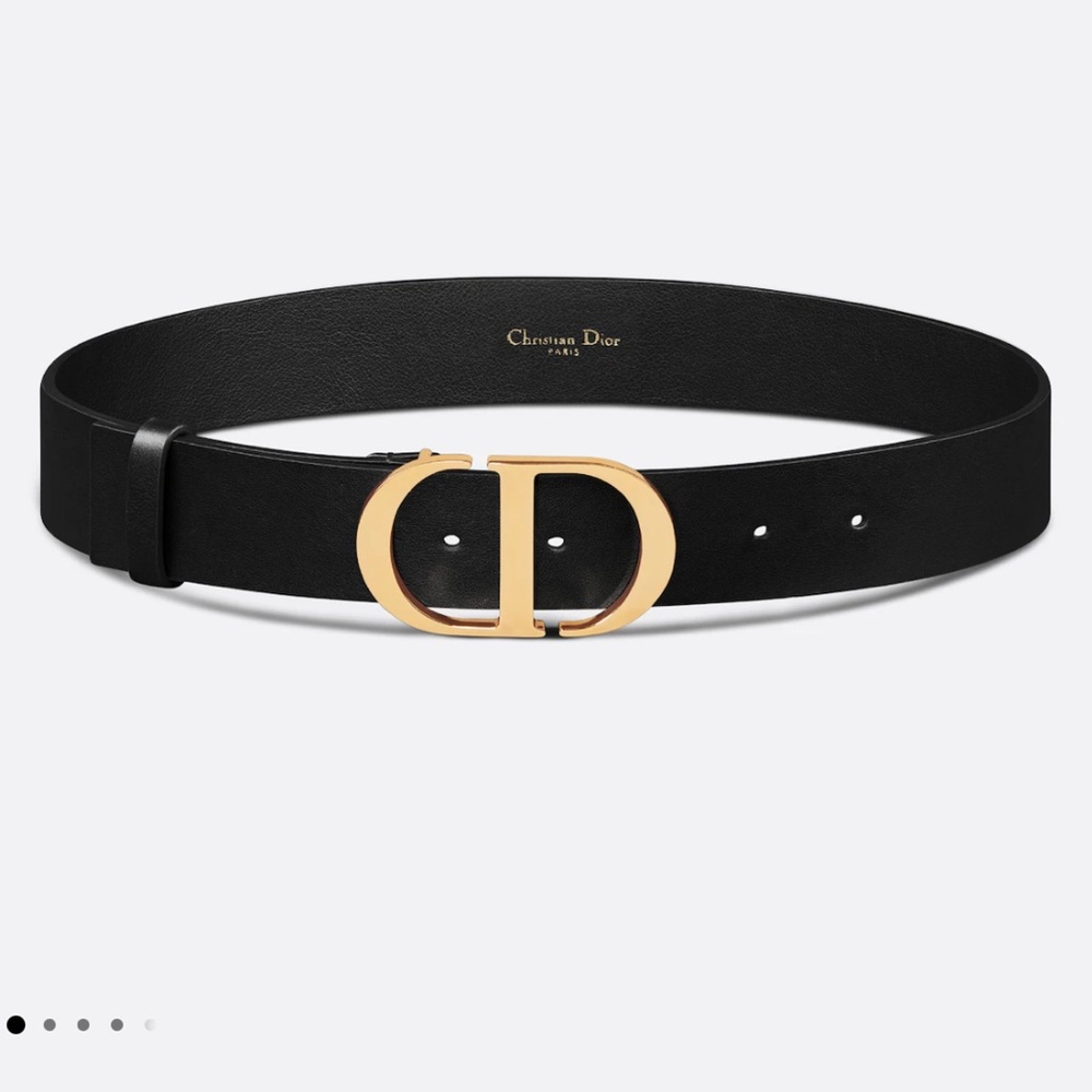 Christian Dior wide leather belt, size 85.